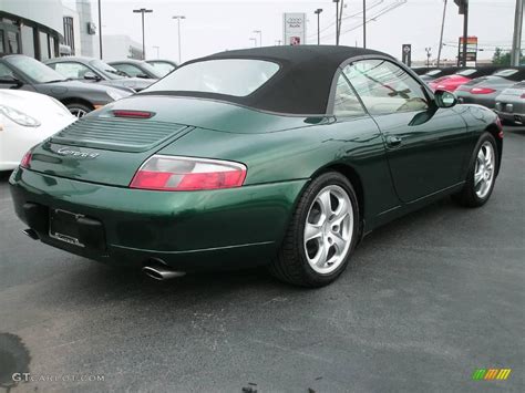 2001 Rain Forest Green Metallic Porsche 911 Carrera 4 Cabriolet