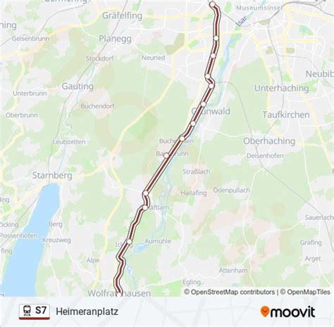 S Route Schedules Stops Maps Heimeranplatz Updated