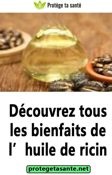 Découvrez tous les bienfaits de lhuile de ricin Huile de ricin