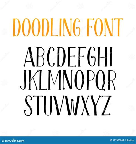 Doodle Alphabet Font