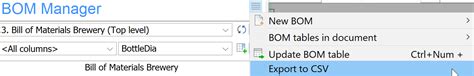 Bom Manager Bricscad Mechanical Bricsys Help Center