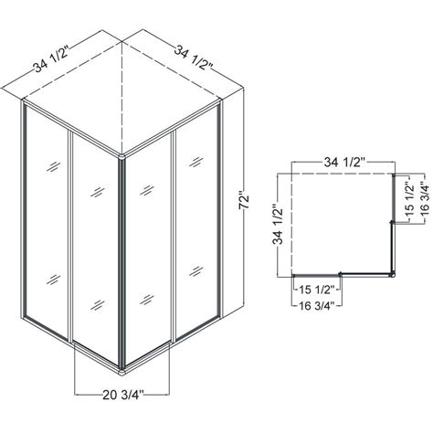 Shower Door Measurements And How To Choose The Right Size - Shower Ideas