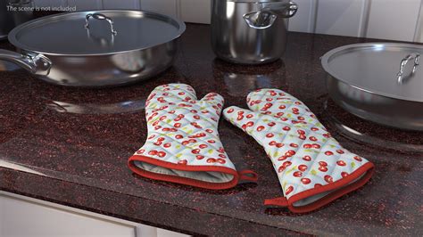 Heat Resistant Kitchen Gloves 3D Model $39 - .3ds .blend .c4d .fbx .max ...