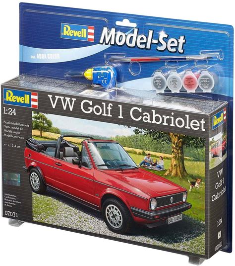 Revell Model Set VW Golf 1 Cabrio Montagekit Cabriolet Miniatuur 1 24