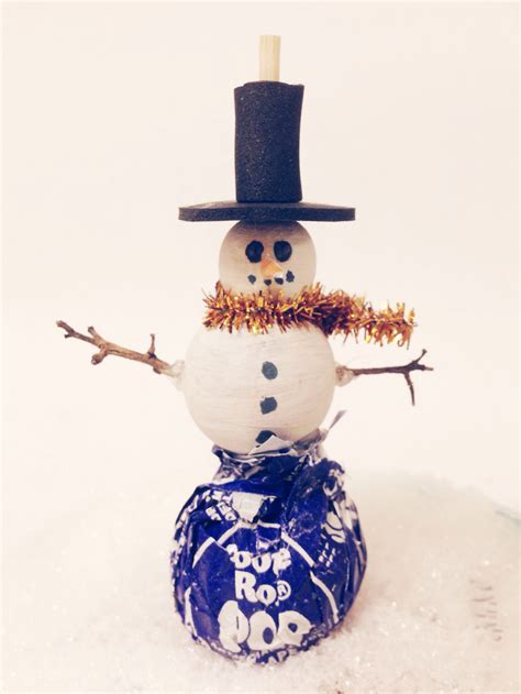 Tootsie Pop Snowman Creative Crafts Jingle All The Way Tootsie Pop