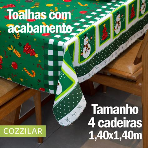 Toalha De Mesa Natal Lugares Cozzilar