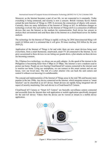 IoT Security: Penetration Testing of White-label Cloud-based IoT Camera