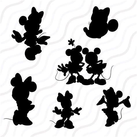 Free Minnie Mouse Silhouette Svg Free 830 SVG PNG EPS DXF File ...