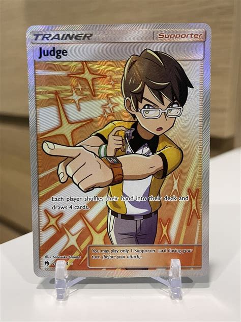 Judge 209 214 SM Lost Thunder Full Art Holo Supporter Trainer Pokemon