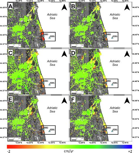 InSAR LoS Velocity Maps Retrieved By Envisat Ascending A And