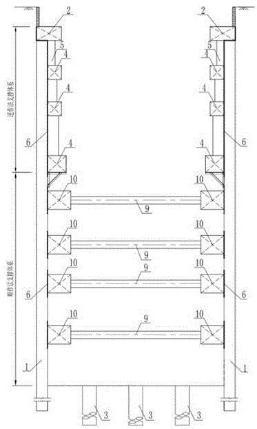 一种超深竖井基坑的支撑体系的制作方法