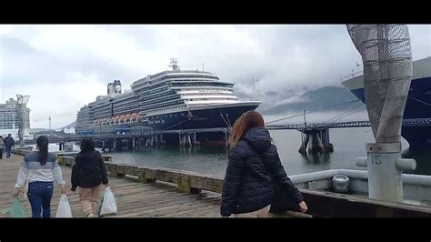 Vlog Suasana Disekitar Pelabuhan Juneau Alaska Banyak Kapal Pesiar Yang