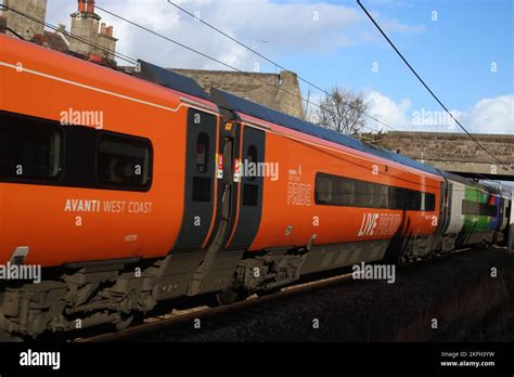 Avanti West Coast Pride pendolino class 390 emu 390119 named Progress ...