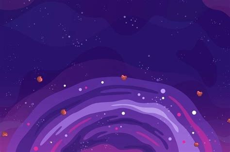 Free Vector Cartoon Galaxy Background Galaxy Background Space