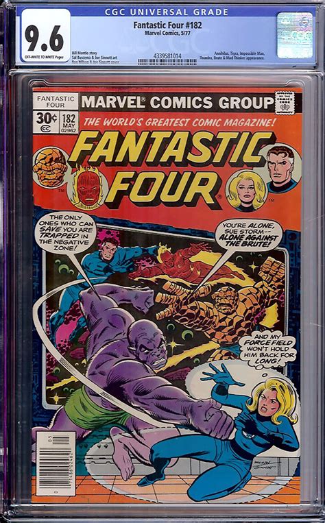 Fantastic Four Cgc Ow W Auction Pedigree Comics