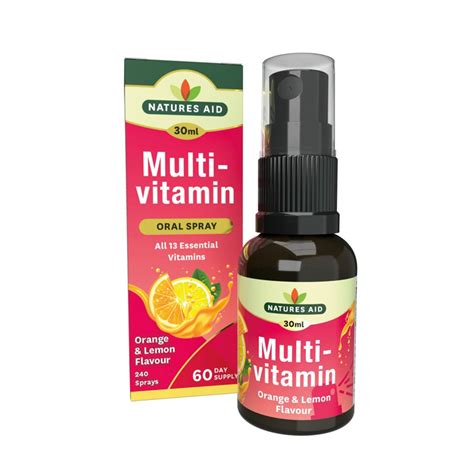 Natures Aid Multivitamin Oral Spray 30ml Natural Health Products