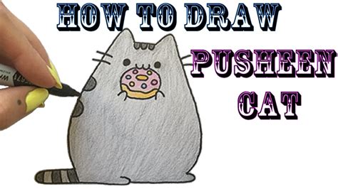 Learn How To Draw Pusheen The Cat Memes Step By Step Drawing Tutorials