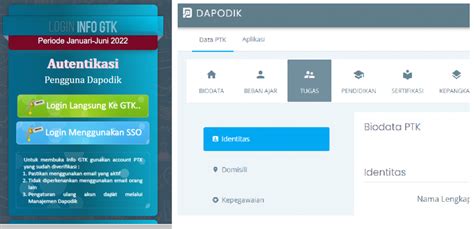 Cara Login Ke Info Gtk Melalui Ptk Datadik Sdi At Taqwa