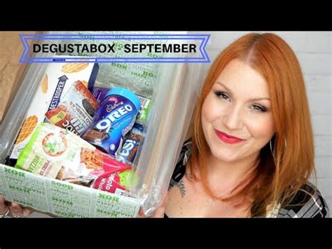 Degustabox September 2018 Food Subscription Box Unboxing YouTube