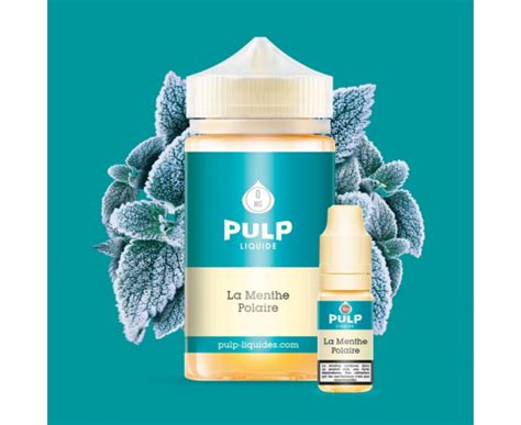 Menthe Polaire Ml Pulp Taux De Nicotine Mg