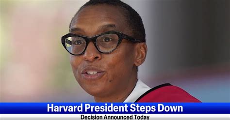 Claudine Gay Resigns Harvard Presidency Video