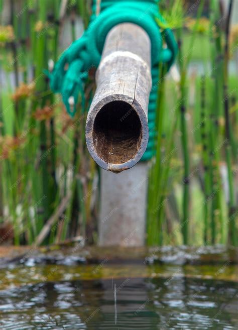 Premium Photo | Japanese bamboo water fountain