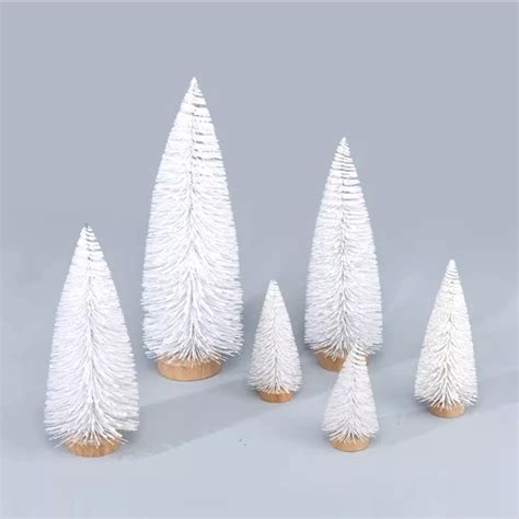 Jual Pohon Natal Mini Putih Dekorasi White Christmas Tree Pohon Meja