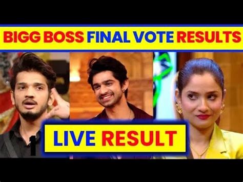 BIG BOSS VOTING RESULT TODAY LIVE MUNAWAR FARUQUI VOTEABHISHEK KUMAR