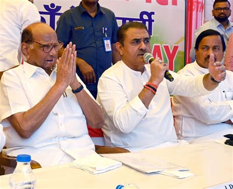 Sharad Pawar Sacks Praful Patel Sunil Tatkare From NCP Rediff