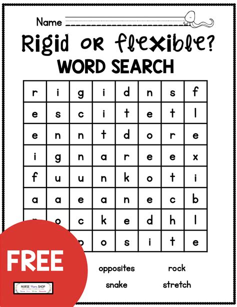 Free Flexible Thinking Worksheets