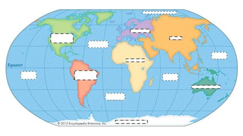 Location Of Continents And Oceans Diagram Quizlet