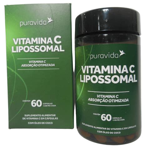 Vitamina C Lipossomal Mg Pura Vida Shopee Brasil