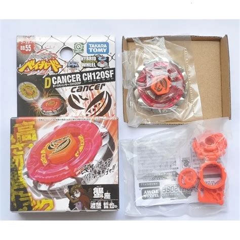 Spinning Top Tomy Beyblade Metal Battle Fusion Bb Canser Ch Sf Sin