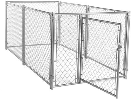 Heavy Duty Chain Link Fence Dog Run 10'L*5'W*6'H Galvanized Haisen