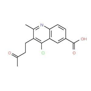 4 Chloro 2 Methyl 3 3 Oxo Butyl Quinoline 6 Carboxylic Acid CAS