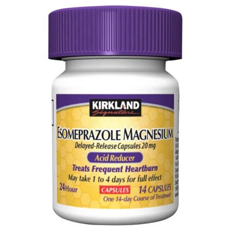 Kirkland Signature Esomeprazole 20 Mg 42 Capsules 1 Unit Fred Meyer