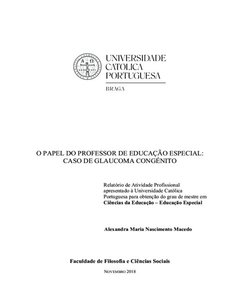 Preench Vel Dispon Vel O Papel Do Professor De Educao Especial Caso