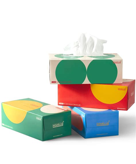 Buy Homelia Facial Tissues Box Tissue Cube Box Soft Tissue Paper