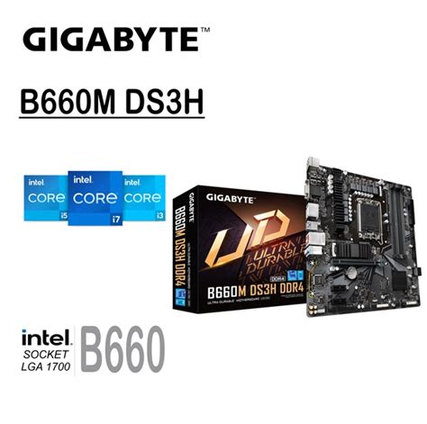 Gamer Vision E I R L Placa Madre Gigabyte B M Ds H Ddr Lga B M