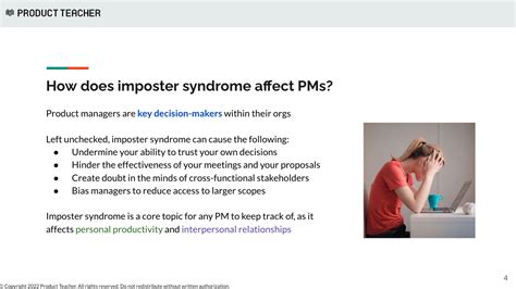 Masterclass Managing Imposter Syndrome Product Teacher