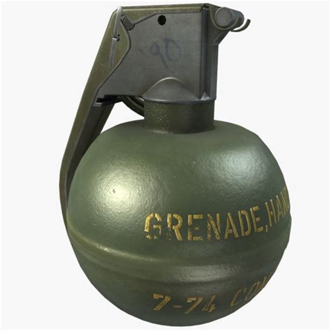 3ds m67 frag grenade