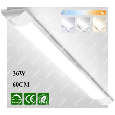 1 10x LED Feuchtraumleuchte 30 60 90 120cm Röhre Büroleuchte Keller