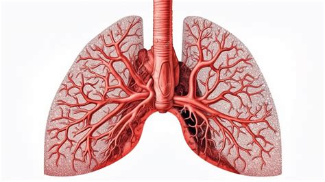 Premium AI Image | A diagram of a human lungs