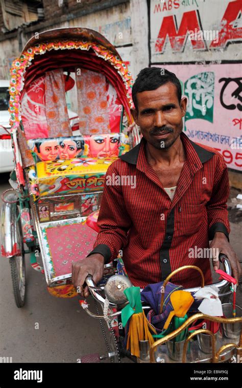 Rickshaw Driver Bangladesh High Resolution Stock Photography and Images ...