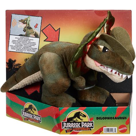 Jurassic Park Dilophosaurus 30th Anniversary Plush REXYS REVIEWS