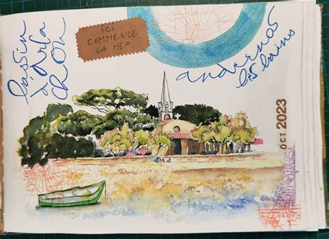 Carnet De Voyage Bassin D Arcachon Clindoeilartistic