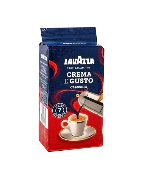 Lavazza Crema e Gusto ground coffee 250g žema kaina Varle lt