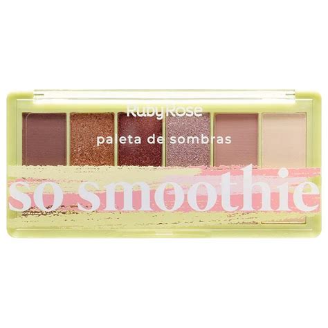 Paleta De Sombras So Smoothie Ruby Rose Dot G