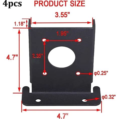 Pi Ces Supports De Base De Poteau De Cl Ture En Bois R Glables