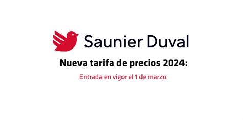 Teclisa Saunier Duval Nueva Tarifa De Precios